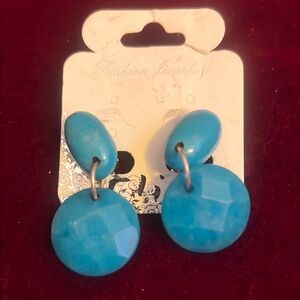 Blue Dangle Earrings